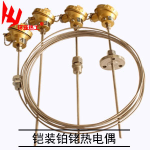  铠装铂铑热电偶